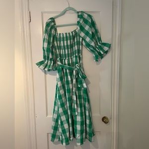 Red Dress Boutique worn once Gingham dress